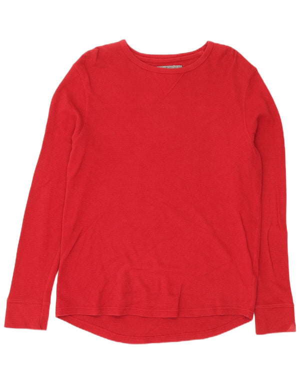 Fat Face Mens Top Long Sleeve Large Red Cotton