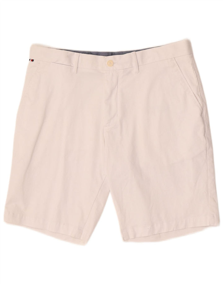 Tommy Hilfiger Mens Chino Shorts W33 Medium  White Cotton