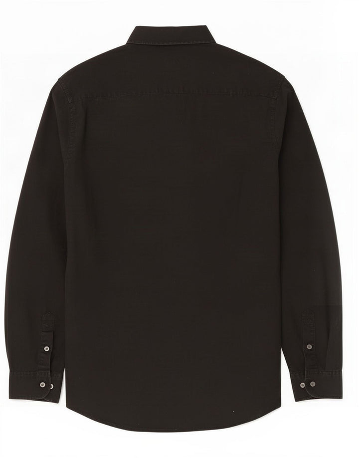 Calvin Klein Jeans Mens Shirt Large Black Cotton