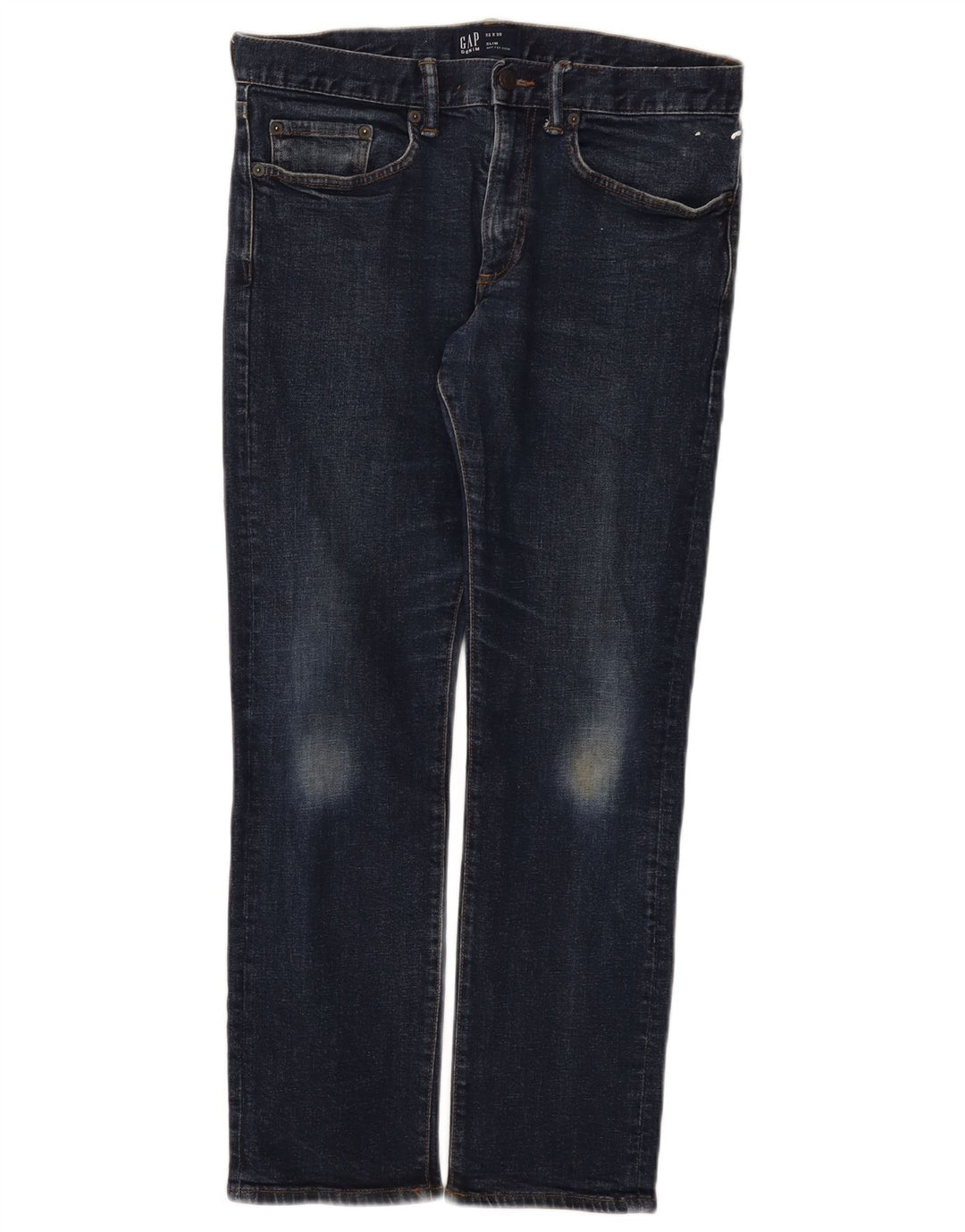 Gap Mens Slim Jeans W32 L27 Navy Blue Cotton