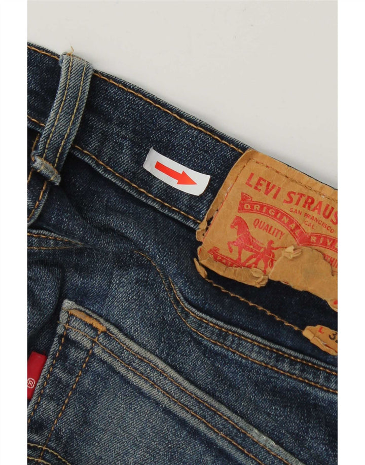 Levi's Mens Slim Jeans W28 L28 Blue Cotton