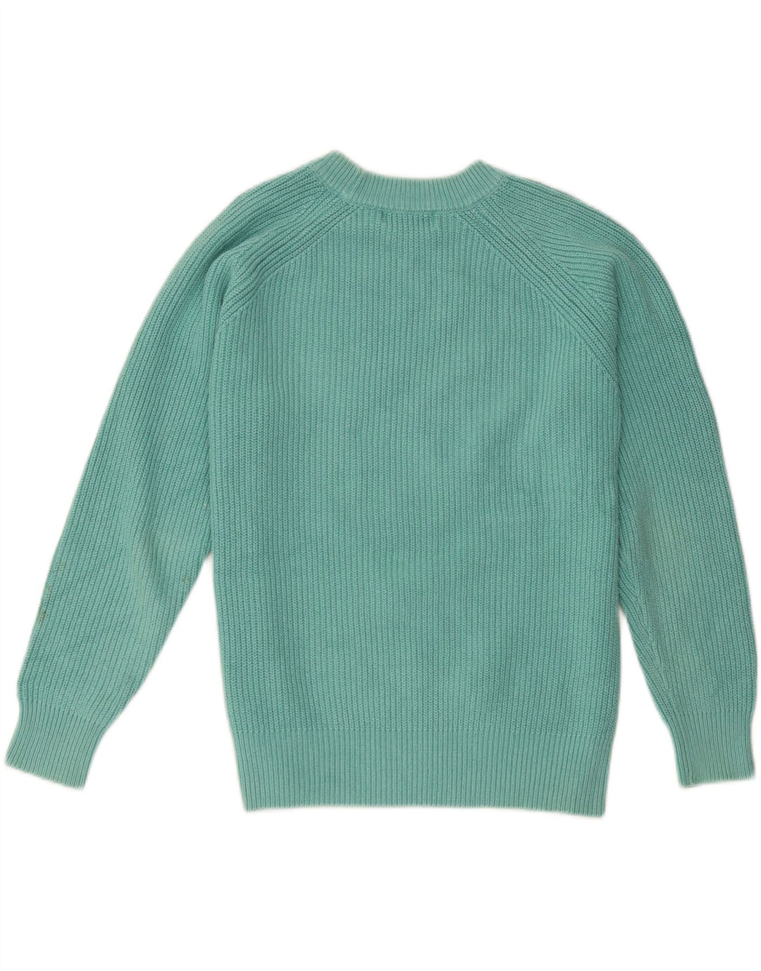 Marks & Spencer Womens Crew Neck Jumper Sweater UK 14 Medium Turquoise