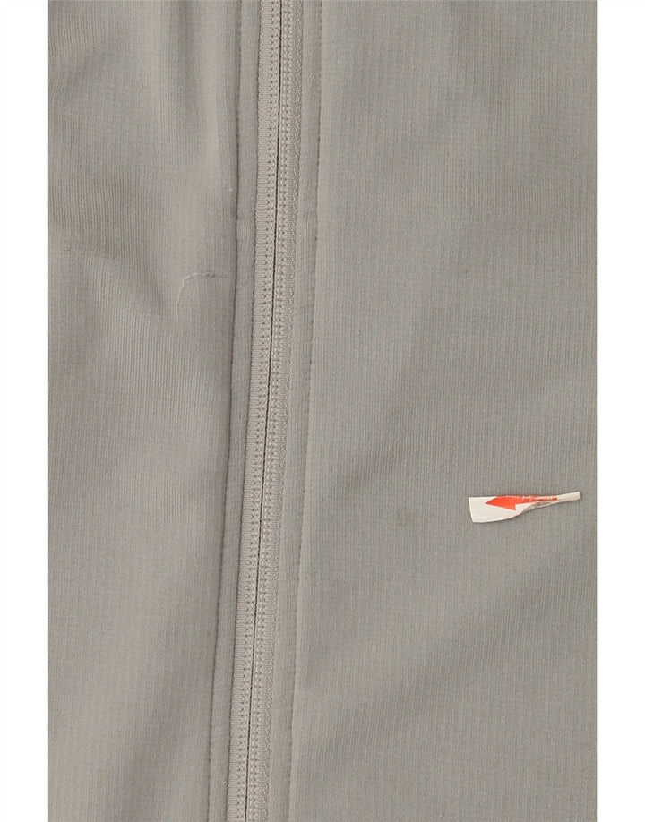 The North Face Womens Tracksuit Top Jacket UK 14 Medium Grey Polyester