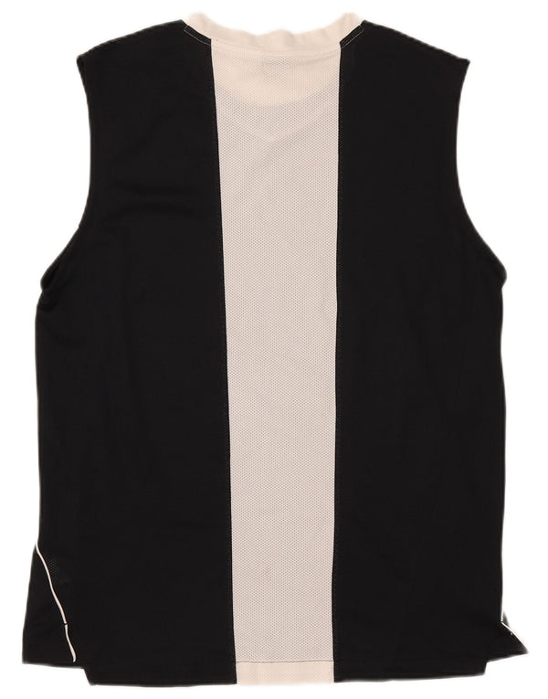 Nike Mens Nike Dri Fit Vest Top UK 39/41 Medium Black Colourblock Polyester