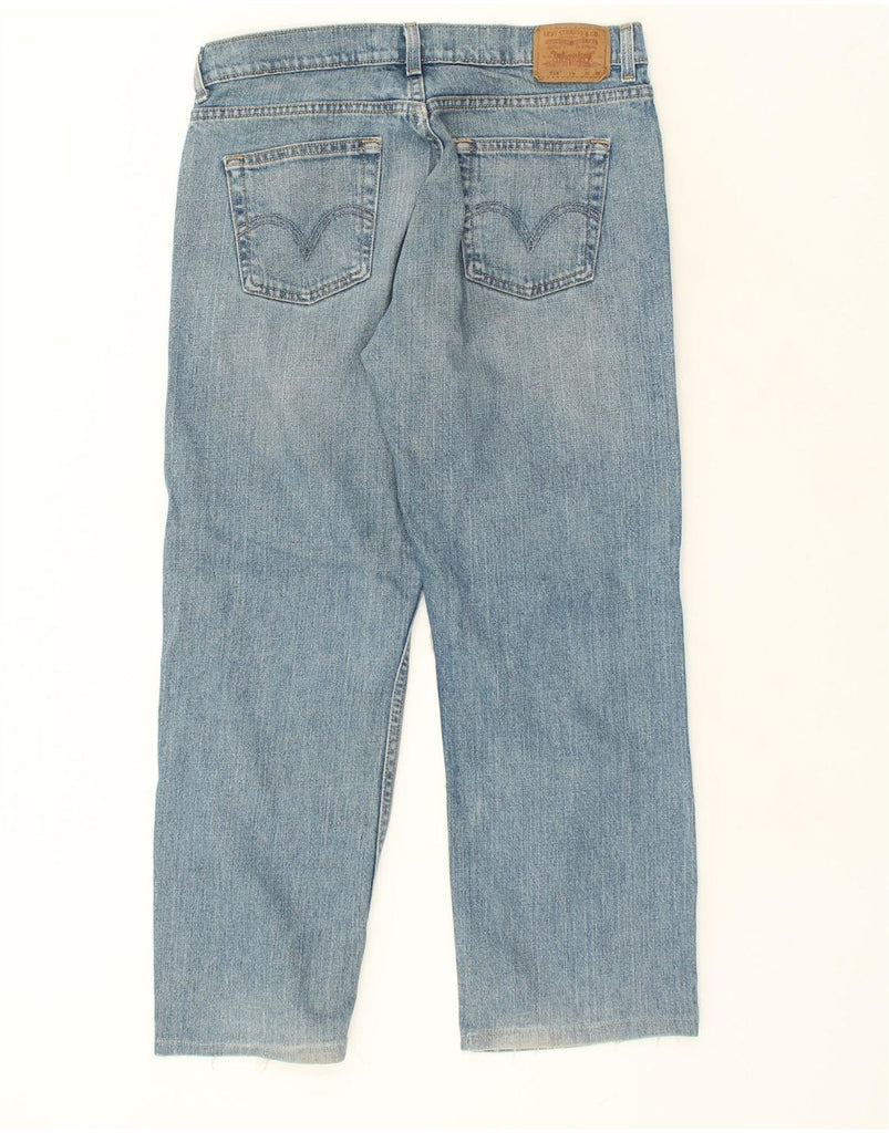 LEVI'S Mens 514 Slim Straight Jeans W33 L28  Blue Cotton | Vintage Levi's | Thrift | Second-Hand Levi's | Used Clothing | Messina Hembry 