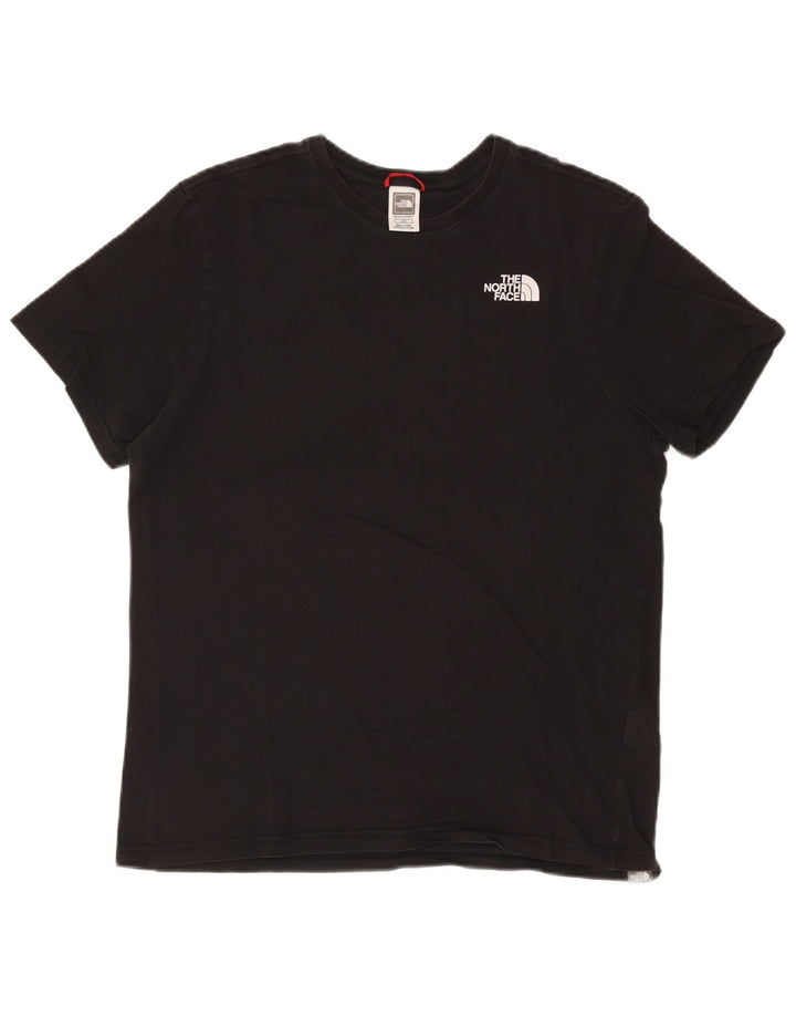 The North Face Mens Graphic T-Shirt Top Large Black Cotton