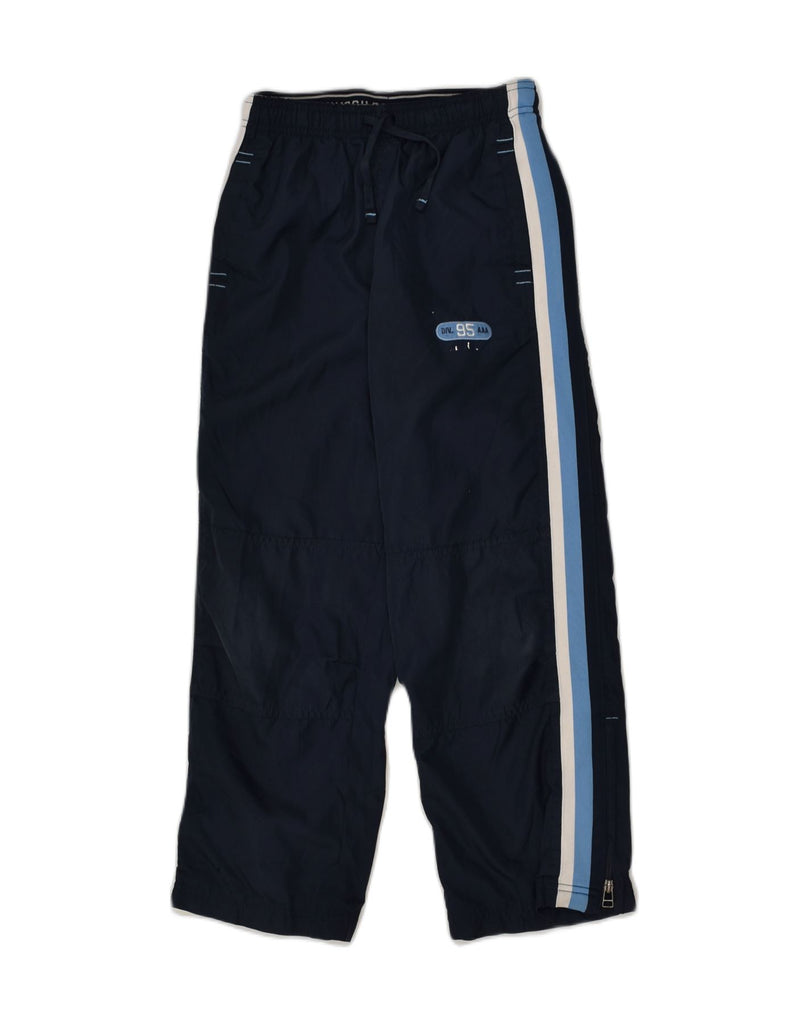 OSH KOSH Boys Tracksuit Trousers 9-10 Years Navy Blue Polyester | Vintage Osh Kosh | Thrift | Second-Hand Osh Kosh | Used Clothing | Messina Hembry 