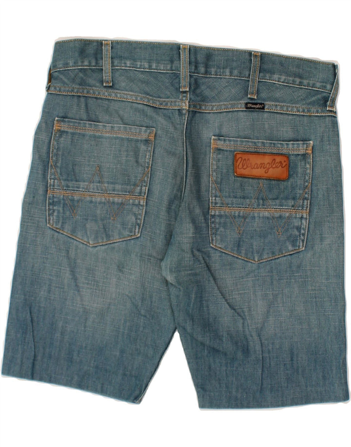 WRANGLER Mens Denim Shorts W32 Medium  Blue Cotton Vintage Wrangler and Second-Hand Wrangler from Messina Hembry 