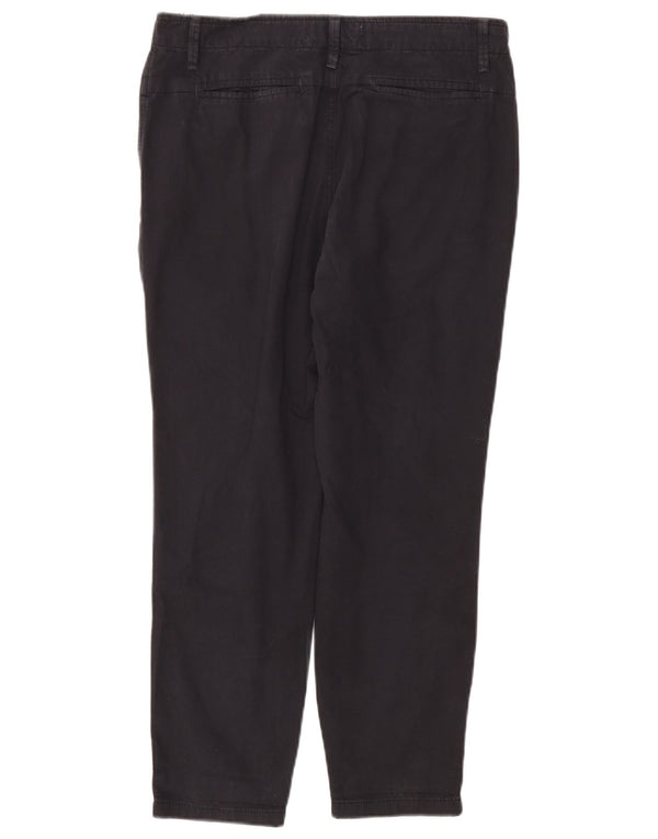 Zara Womens Slim Chino Trousers EU 40 Medium W30 L27 Navy Blue