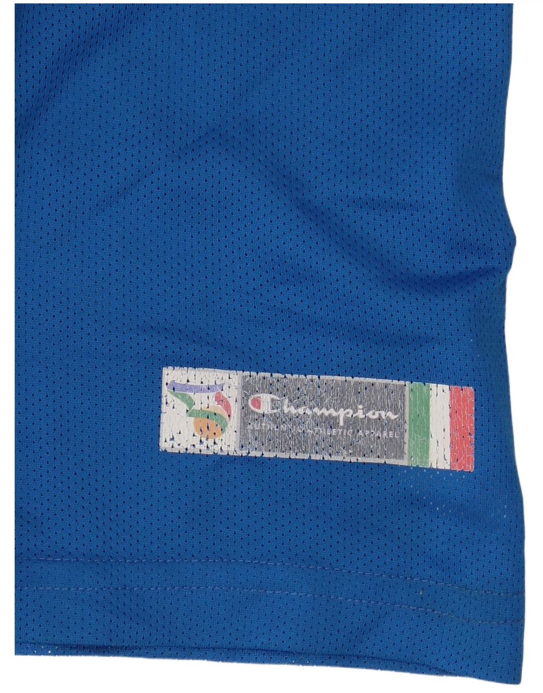 Champion Boys Italia Graphic Vest Top 13-14 Years XL Blue Polyester