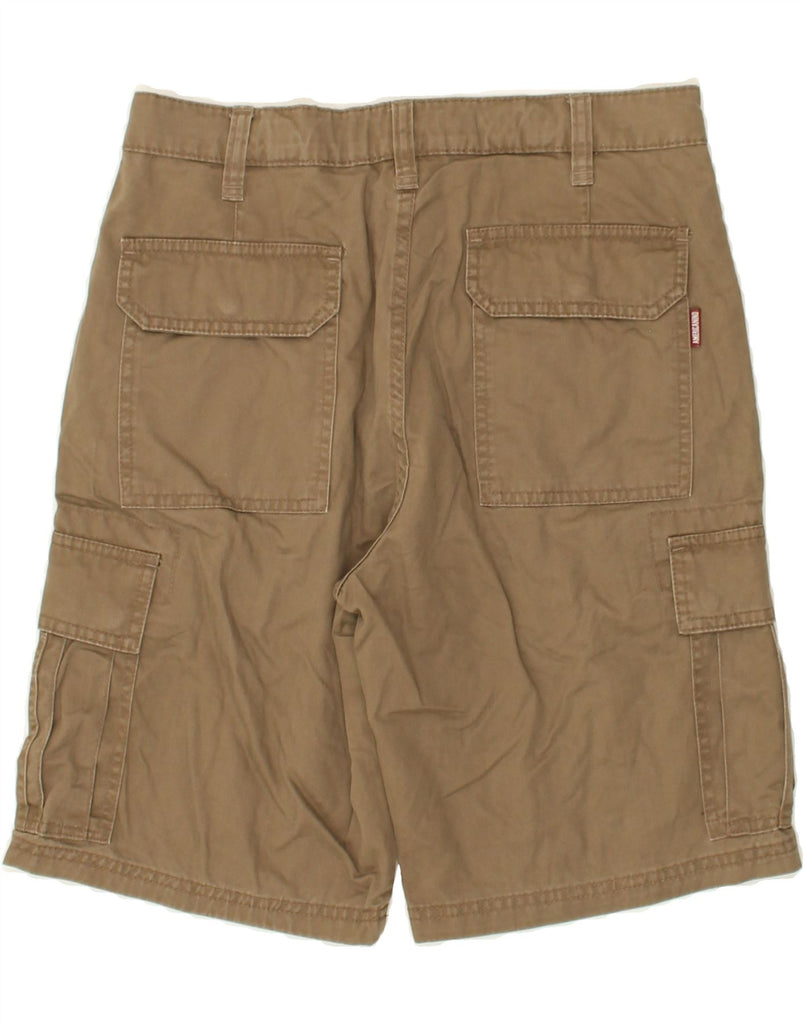 AMERICANINO Mens Cargo Shorts IT 46 Small W29 Brown Cotton | Vintage Americanino | Thrift | Second-Hand Americanino | Used Clothing | Messina Hembry 