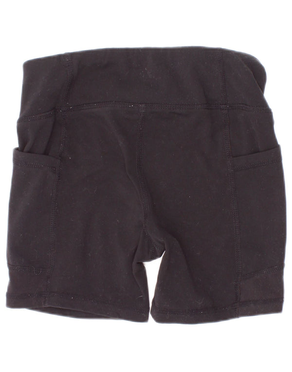 Reebok Girls Sport Shorts 4-5 Years XS Black Polyester