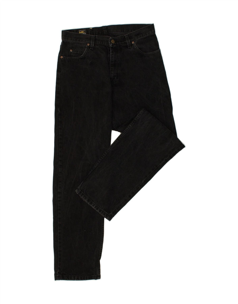 LEE Mens Straight Jeans W34 L34 Black Cotton | Vintage Lee | Thrift | Second-Hand Lee | Used Clothing | Messina Hembry 