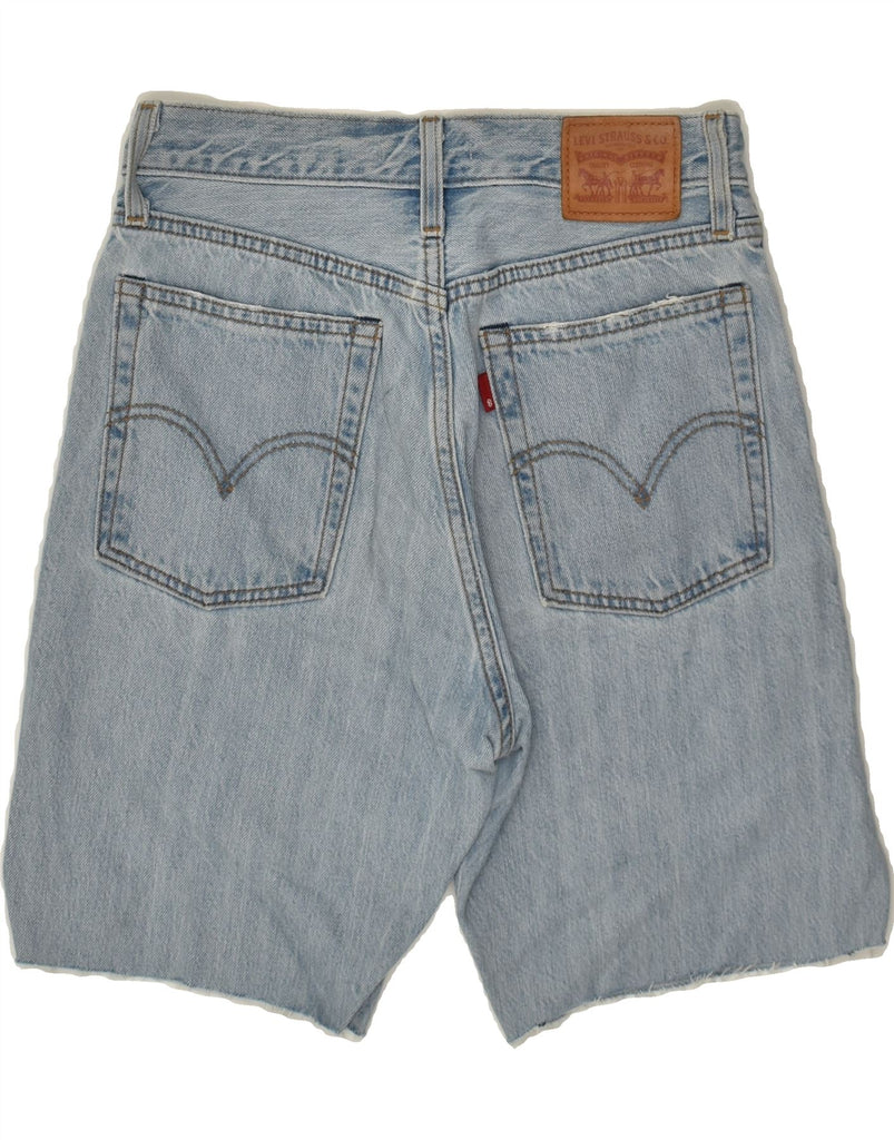 LEVI'S Womens Wedgie Denim Shorts W26 Small  Blue Cotton | Vintage Levi's | Thrift | Second-Hand Levi's | Used Clothing | Messina Hembry 