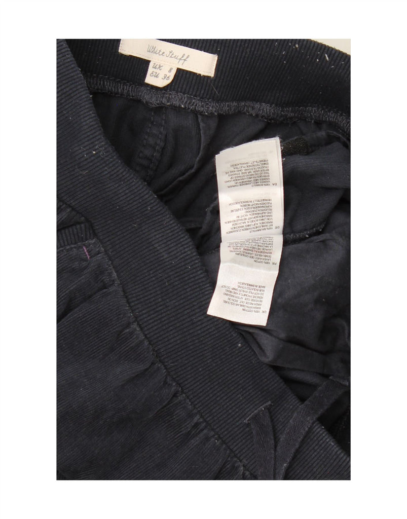 WHITE STUFF Womens Cargo Tracksuit Trousers UK 8 Small  Navy Blue Cotton Vintage White Stuff and Second-Hand White Stuff from Messina Hembry 