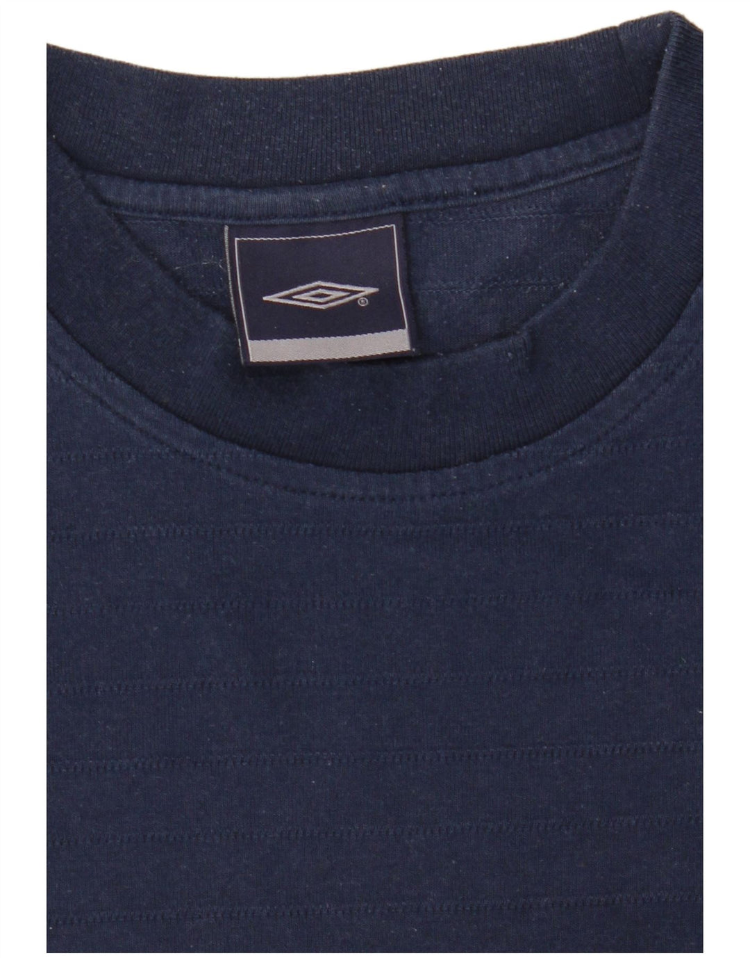 Umbro Mens T-Shirt Top Medium Navy Blue Polyester
