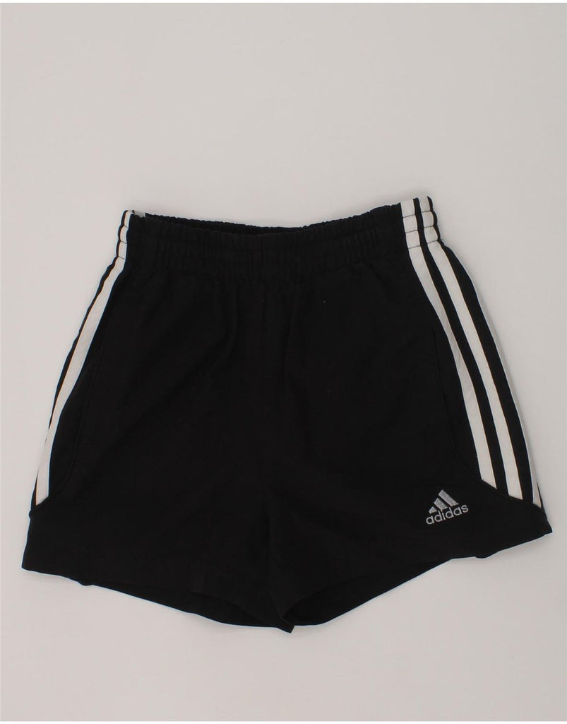 ADIDAS Girls Clima 365 Sport Shorts 7-8 Years XS  Black Polyester | Vintage Adidas | Thrift | Second-Hand Adidas | Used Clothing | Messina Hembry 