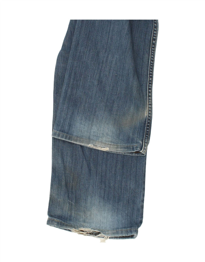 LEVI'S Mens Straight Jeans W38 L32  Blue Cotton