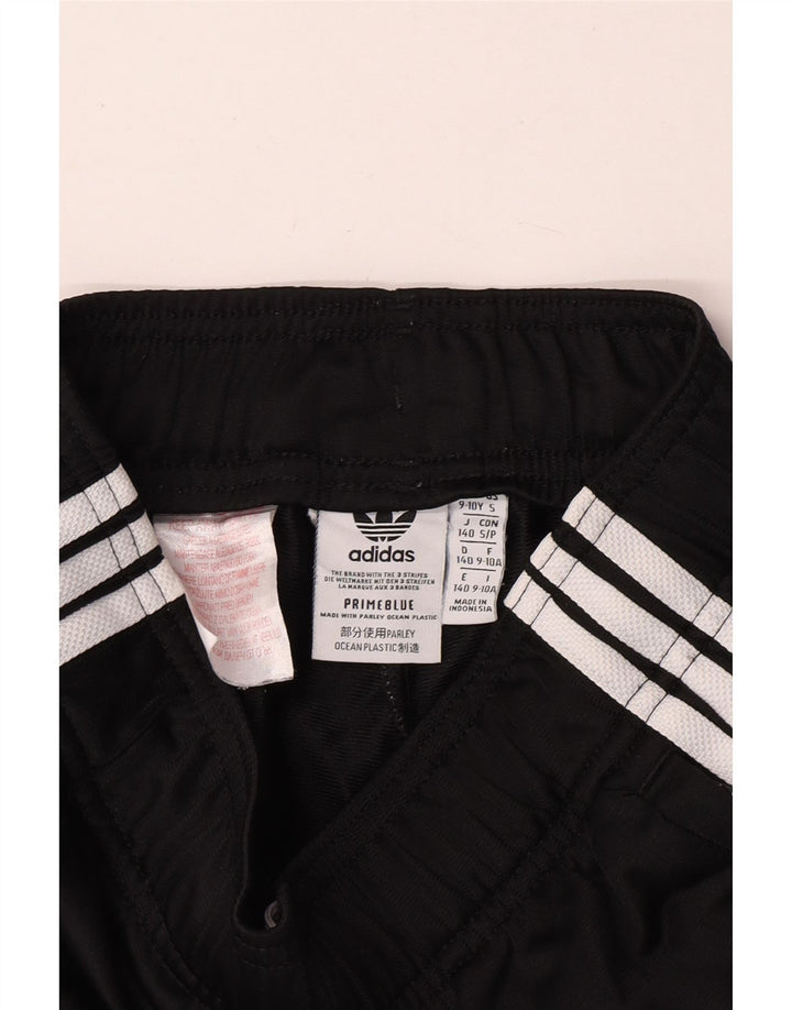 Adidas Boys Tracksuit Trousers Joggers 9-10 Years  Black