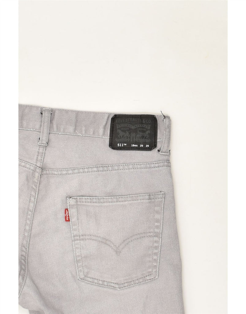 LEVI'S Boys 511 Slim Jeans 15-16 Years W29 L29 Grey Cotton | Vintage Levi's | Thrift | Second-Hand Levi's | Used Clothing | Messina Hembry 