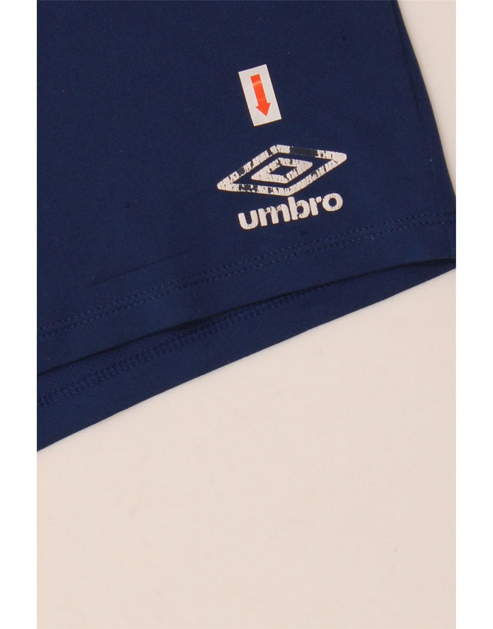 Umbro Boys Sport Shorts 11-12 Years Navy Blue Polyester
