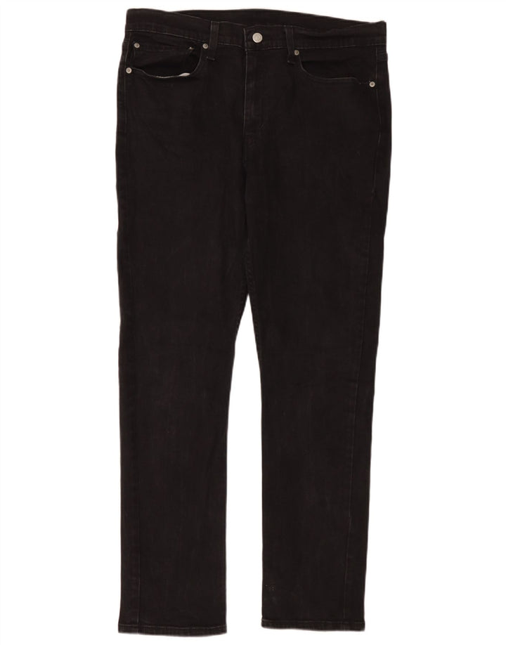 Levi's Mens 511 Slim Jeans W36 L32 Black Cotton