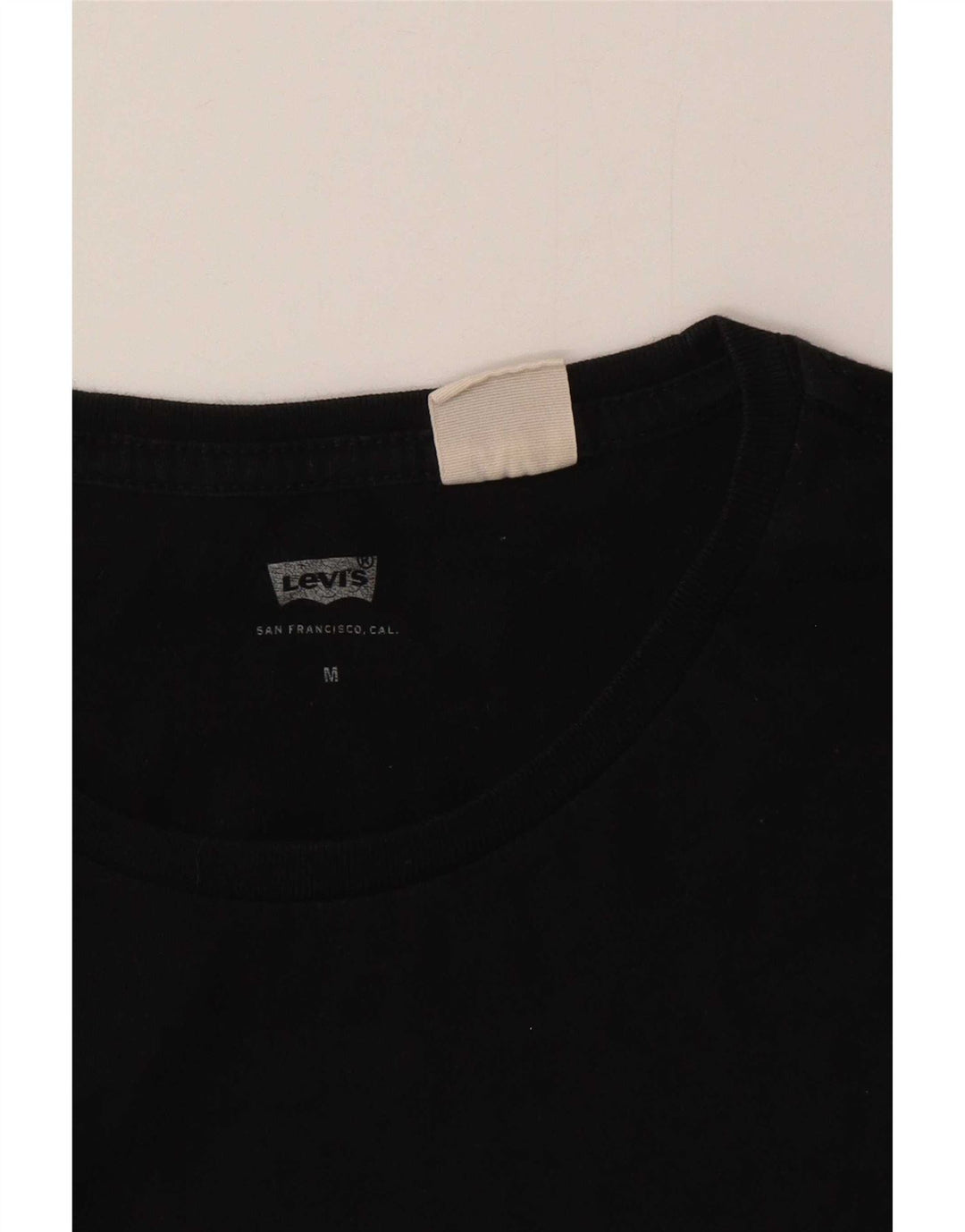 Levi's Womens T-Shirt Top UK 12 Medium Black