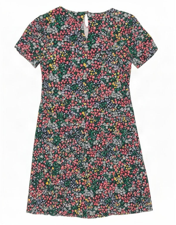 Marks & Spencer Womens A-Line Dress UK 12 Medium Multicoloured Floral
