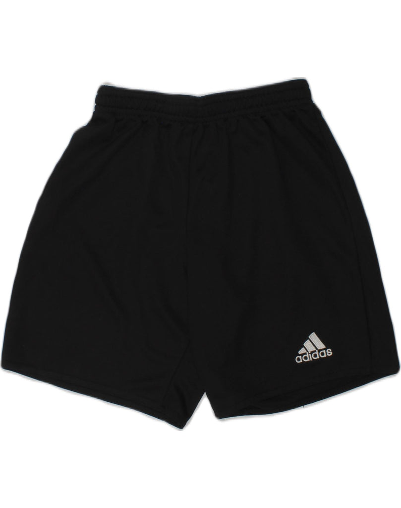 ADIDAS Boys Sport Shorts 9-10 Years Black Polyester | Vintage Adidas | Thrift | Second-Hand Adidas | Used Clothing | Messina Hembry 