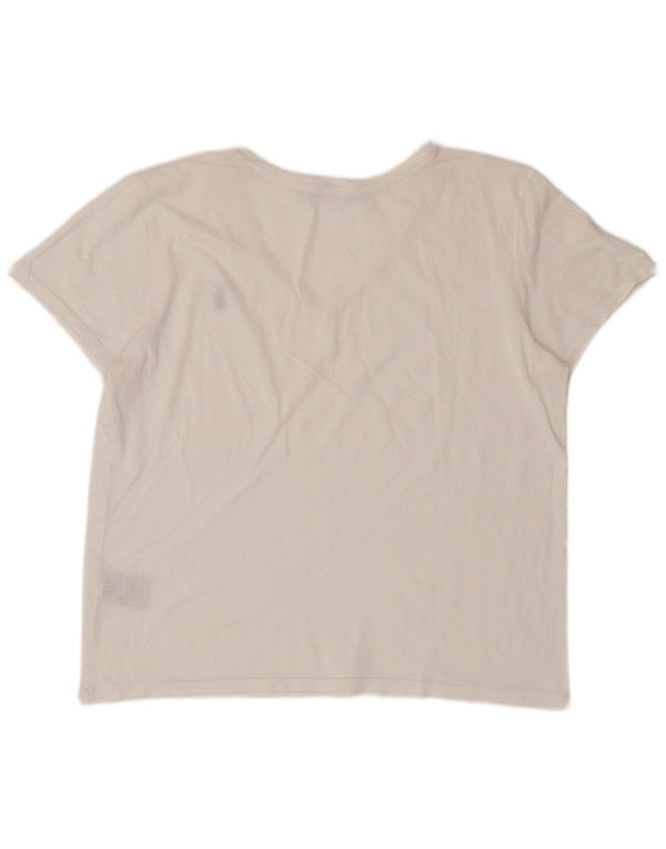Ralph Lauren Girls T-Shirt Top 13-14 Years XL White Cotton