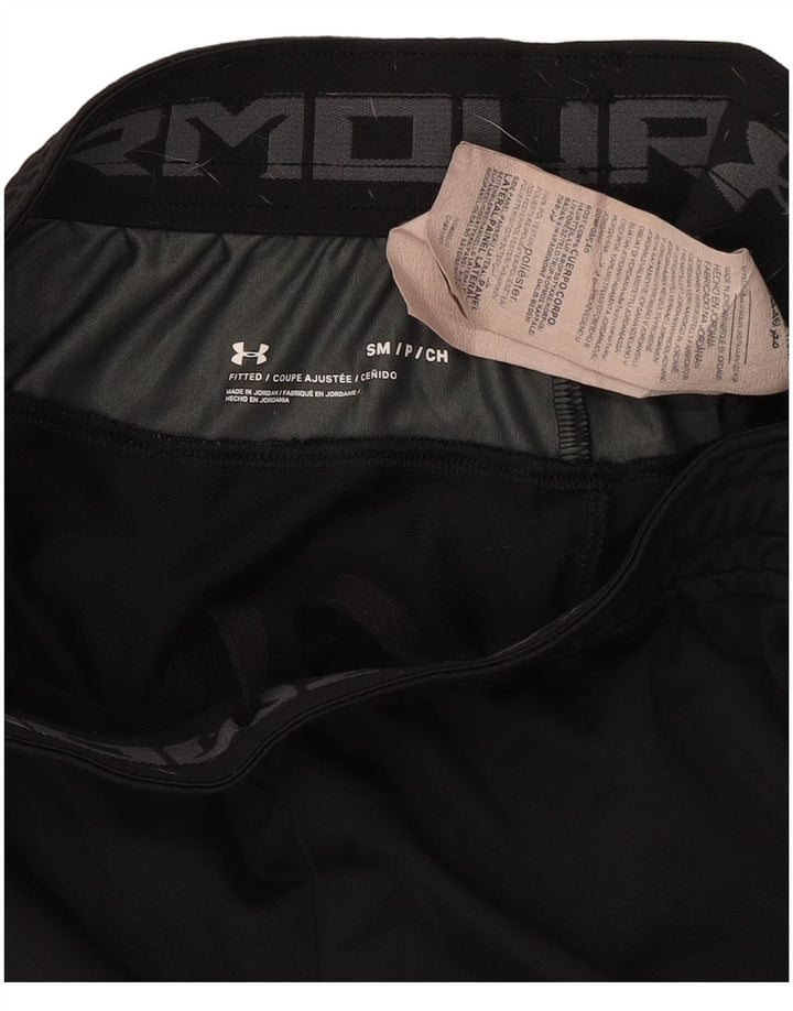 Under Armour Mens Sport Shorts Small Black Camouflage Polyester