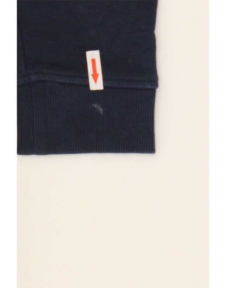 Marks & Spencer Womens Oversized Sweatshirt Jumper UK 10 Small Navy Blue
