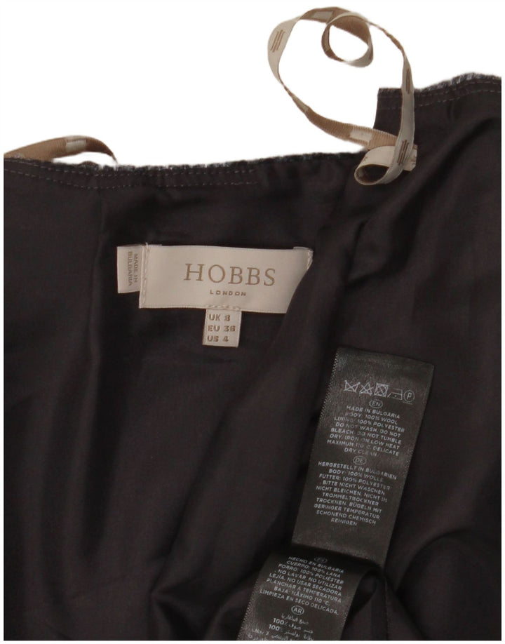 Hobbs Womens Pencil Skirt UK 8 Small W28  Grey Check Wool