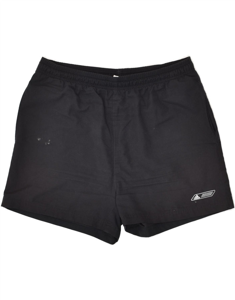 ADIDAS Mens Sport Shorts XL Black Polyester | Vintage Adidas | Thrift | Second-Hand Adidas | Used Clothing | Messina Hembry 