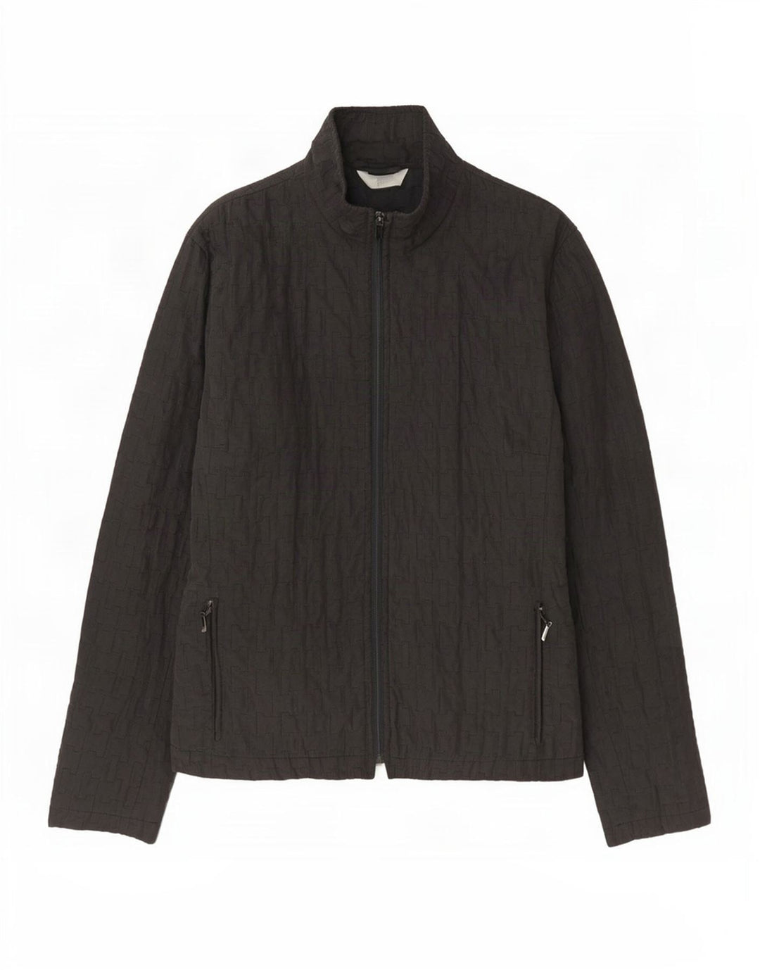 Marks & Spencer Womens Quilted Jacket UK 14 Medium Grey Polyester