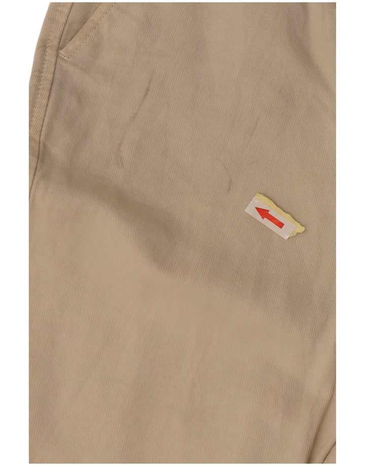 Zara Womens Bootcut Chino Trousers XS W24 L30 Beige