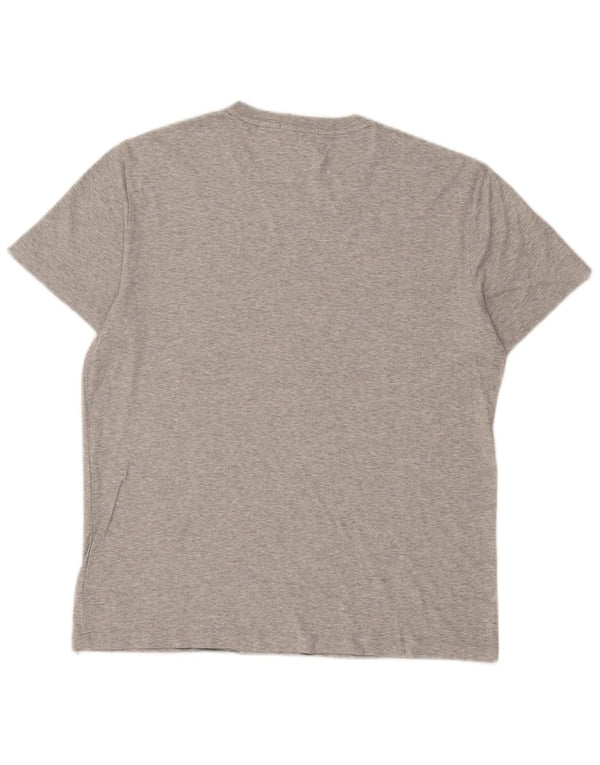 Polo Ralph Lauren Mens Custom Slim Fit T-Shirt Top Large Grey Flecked