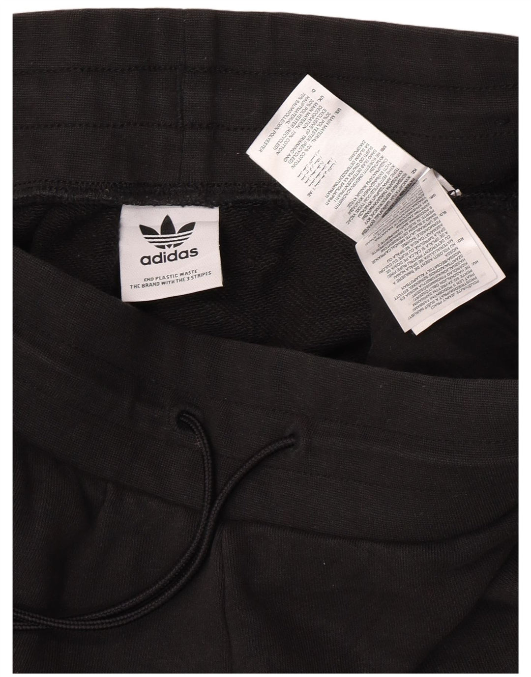 Adidas Mens Tracksuit Trousers Joggers Medium  Black Cotton