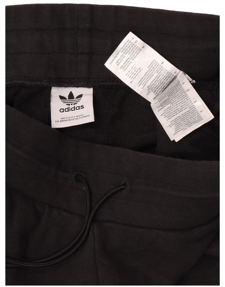 Adidas Mens Tracksuit Trousers Joggers Medium  Black Cotton