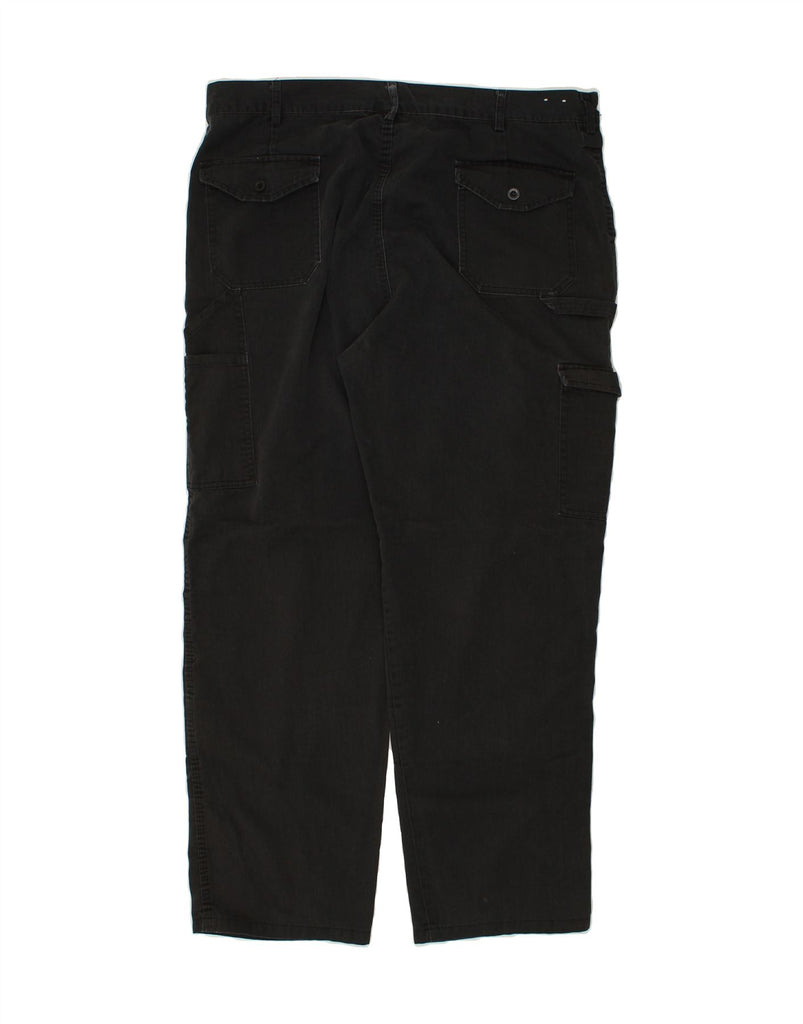 DICKIES Mens Straight Cargo Trousers W40 L29 Black Polyester | Vintage Dickies | Thrift | Second-Hand Dickies | Used Clothing | Messina Hembry 