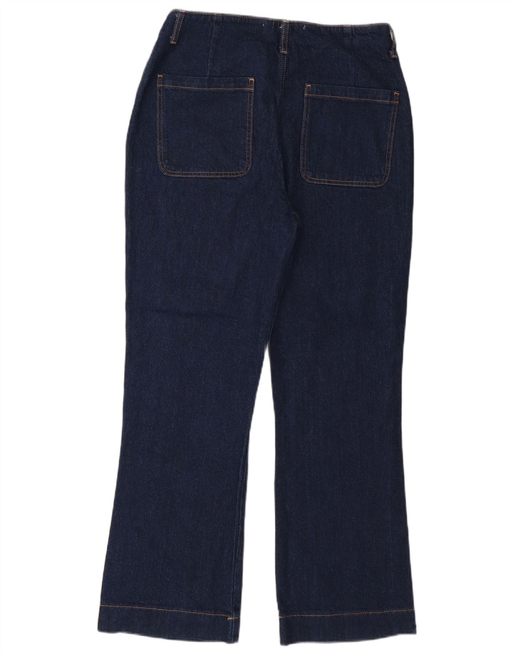 Zara Womens Bootcut Jeans EU 42 Large W32 L27 Navy Blue Cotton