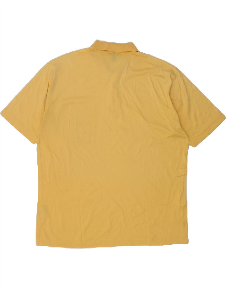PAUL & SHARK Mens Polo Shirt XL Yellow Cotton Vintage Paul & Shark and Second-Hand Paul & Shark from Messina Hembry 