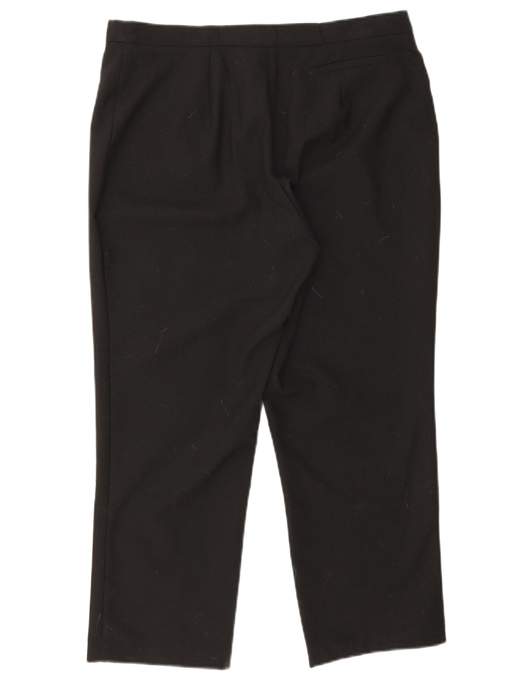 Marella Womens Straight Cropped Trousers W32 L23 Black