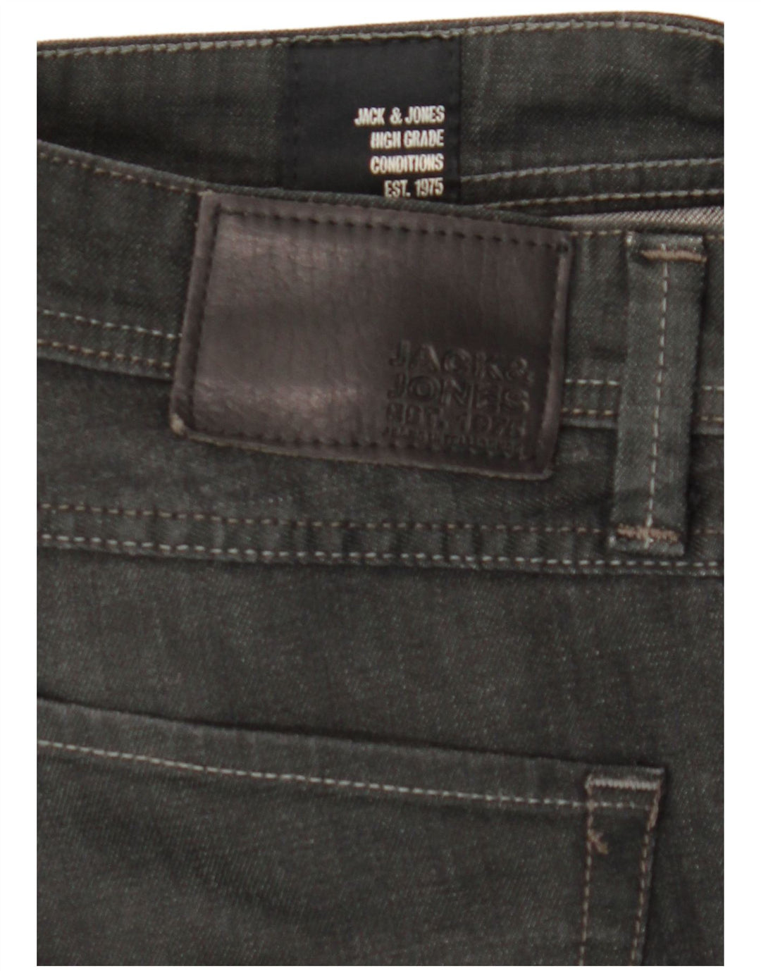 Jack & Jones Mens Straight Jeans W34 L31 Grey