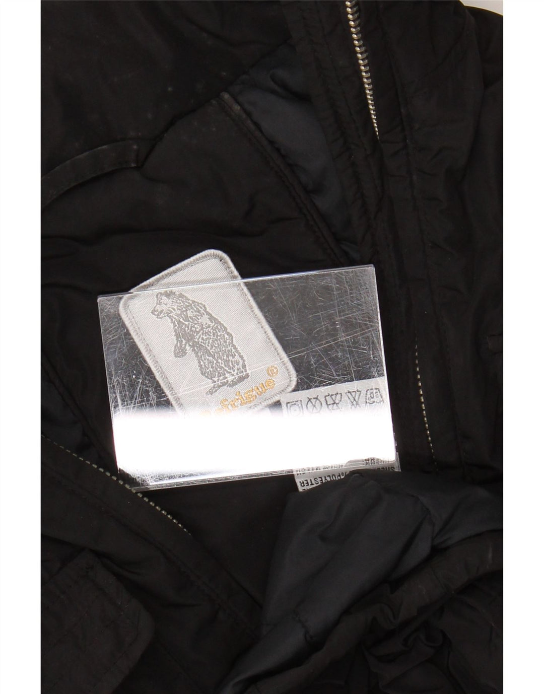 Refrigue Womens Windbreaker Jacket UK 12 Medium Black Polyester