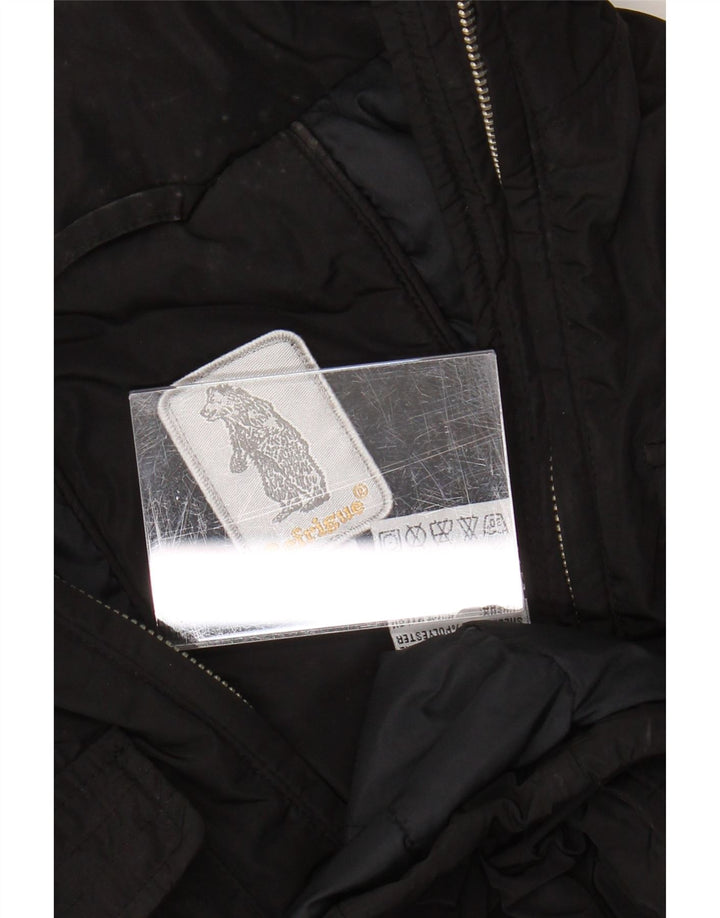 Refrigue Womens Windbreaker Jacket UK 12 Medium Black Polyester
