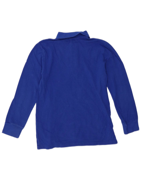 Polo Ralph Lauren Boys Long Sleeve Polo Shirt 10-11 Years Medium Blue