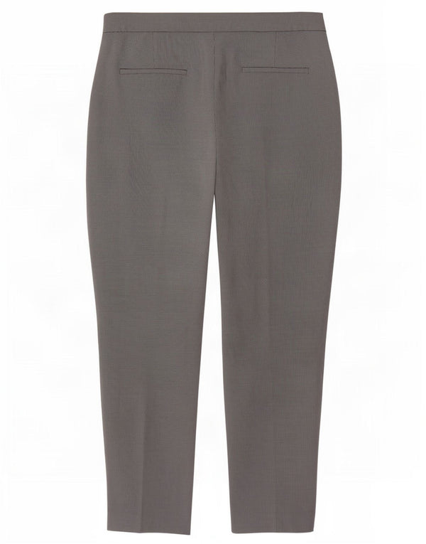 Zara Womens Slim Chino Trousers EU 36 Small W26 L27 Grey Polyester