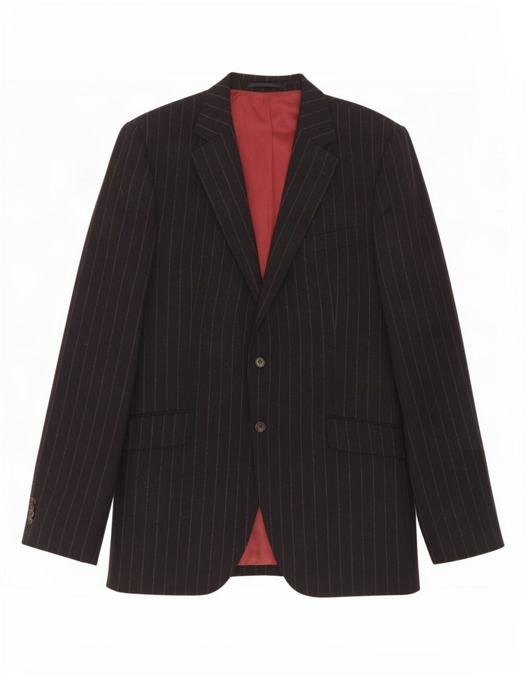 Gant Mens 2 Button Blazer Jacket UK 40 Large Navy Blue Pinstripe Wool