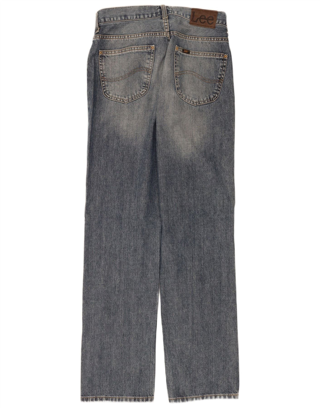 Lee Womens Seattle Straight Jeans W33 L34 Blue Cotton